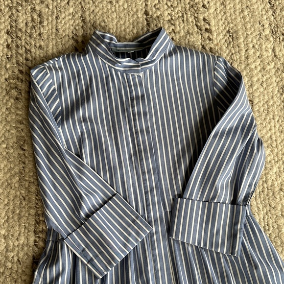 Tuckernuck Blue and White Striped Long Sleeve Dress - Picture 2 of 5